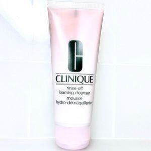 Clinique Rinse-Off Foaming Cleanser Deluxe Size travel 2.5 oz / 75mL, brand new